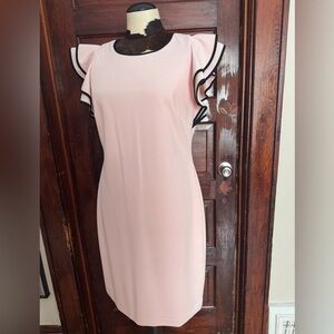 Tommy Hilfiger Pink Dress with Black Trim